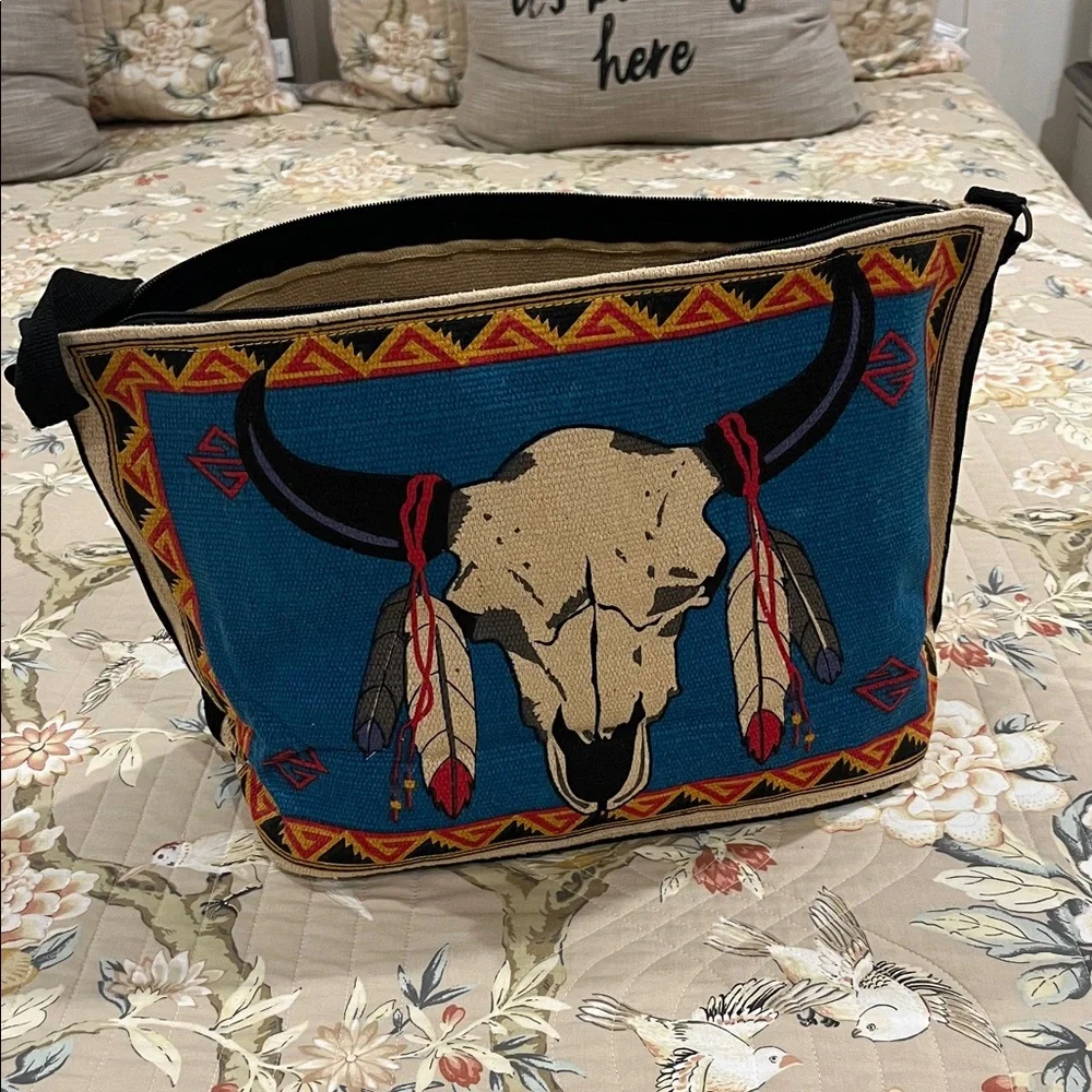 El Paso Saddle Blanket Tapestry Tote Bag - Picture 2 of 11